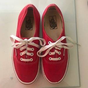 Red Women’s Vans
